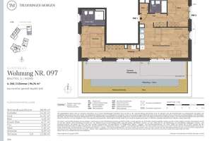 Besondere 3-Zimmer-Wohnung mit Dachterrasse – Die vollständige Adresse der Immobilie erhältst du vom Anbieter., 81825 Josephsburg, München – Vorschaubild 36