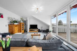 Charmante DG-Wohnung mit Südterrasse, Garten und TG zum sofortigen Bezug – Die vollständige Adresse der Immobilie erhältst du vom Anbieter., 81677 Josephsburg, München – Vorschaubild 1