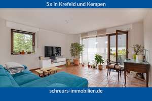 KR - Bockum: Pfiffige 2 Zimmer Eigentumswohnung mit Sonnenterrasse und PKW Stellplatz!
