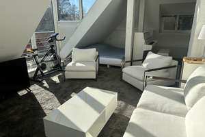 Möblierte 65  m² Dachwohnung mit Balkon in München-Sendling-Westpark, nur an eine Person – Waxensteinstrasse 34, 81377 Am Waldfriedhof, München – Vorschaubild 16