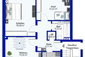 Gut geschnittene Wohnung am Stadtrand +++ Wärmepumpenheizung +++ Eigennutzer oder Anleger – Die vollständige Adresse der Immobilie erhältst du vom Anbieter., 46284 Dorsten – Vorschaubild 6