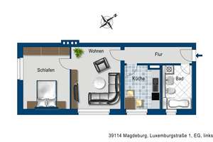 modernisiertes Tageslichtbad – 39114 Cracau, Magdeburg – Vorschaubild 2