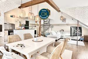 WOHNEN MIT LOFTCHARAKTER – STILVOLLE MAISONETTE MIT GALERIE