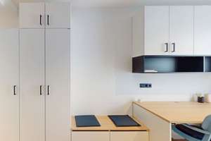 1 Monat mietfrei! Smartes 1-Zimmer-Apartment für Studierende im Quartillion Wiesbaden – Im Rad 15, 65197 Rheingauviertel / Hollerborn, Wiesbaden – Vorschaubild 7