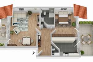 Geistviertel: 2-Zimmer-Eigentumswohnung mit 2 Balkonen und Duplexgarage – Die vollständige Adresse der Immobilie erhältst du vom Anbieter., 48151 Aaseestadt, Münster – Vorschaubild 12