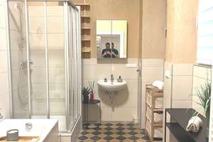 Wunderschöne 75qm 2 Zimmer Wohnung mit Balkon Erdgeschoss zentral möbliert – Uhlandstr 19, 76135 Weststadt, Karlsruhe – Vorschaubild 6