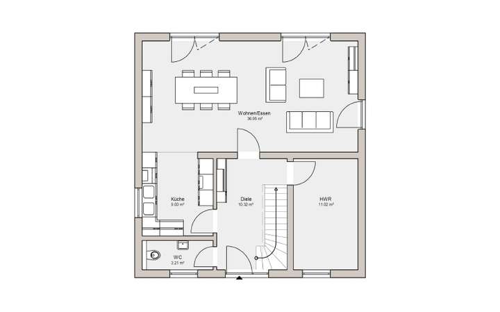 Grundriss Erdgeschoss