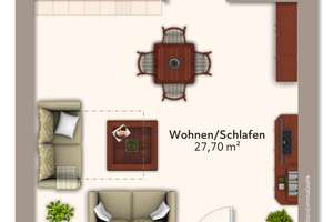 Gemütliche 1-Raum-Wohnung mit Balkon im Herzen von Stadtfeld West – 39110 Stadtfeld West, Magdeburg – Vorschaubild 12