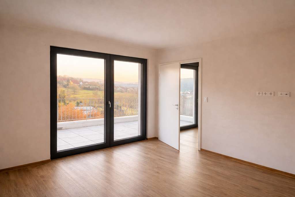 Immobilie in Igersheim - Exklusives Penthouse mit großer Loggia & Panoramablick über Igersheim - Bild 4