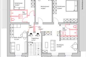 3 Zimmerwohnung mit offener Küche – Schützenstraße 84, 42281 Barmen, Wuppertal – Vorschaubild 9