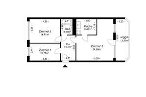 3 Zimmer mit Balkon – Buckower Ring 17, 12683 Biesdorf, Berlin – Vorschaubild 15