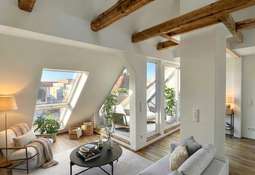 Wohnbereich mit Dachterrasse