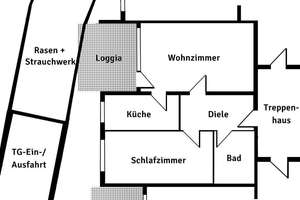Zwei Zimmer mit Terrasse in Beuel - Küdinghoven – Die vollständige Adresse der Immobilie erhältst du vom Anbieter., 53227 Küdinghoven, Bonn – Vorschaubild 10