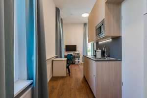 All-inklusive Miete! Studio mit privater Terrasse nahe Hauptbahnhof in der Europa City Berlin – Lehrter Straße 24B, 10557 Moabit, Berlin – Vorschaubild 2