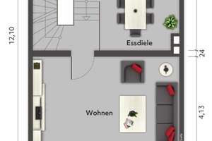 Großes Reihenhaus mit Süd-West-Garten, Carport und Vollkeller zum Kauf in Öjendorf - Wentzel Dr. – Die vollständige Adresse der Immobilie erhältst du vom Anbieter., 22117 Billstedt, Hamburg – Vorschaubild 3