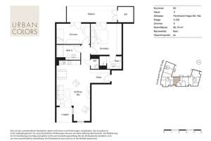 Urban Colors: Modern 3-Room-Apartment with built-in kitchen and 2 bathrooms – Ferdinand-Happ-Straße 16a, 60314 Ostend, Frankfurt am Main – Vorschaubild 10