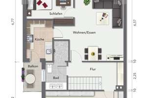 Individuelles Reihenendhaus: Viel Platz für Familie und Business – Die vollständige Adresse der Immobilie erhältst du vom Anbieter., 40885 Lintorf, Ratingen – Vorschaubild 31