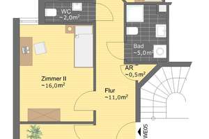 Jugendstilcharme und Wertbeständigkeit als Investition – Die vollständige Adresse der Immobilie erhältst du vom Anbieter., 22335 Ohlsdorf, Hamburg – Vorschaubild 2
