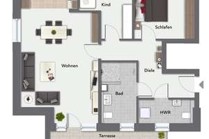 Moderne Neubauwohnung in Münster – Erstklassige Ausstattung inklusive! – Fliednerstraße 5, 48149 Sentrup, Münster – Vorschaubild 14