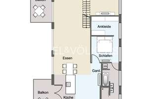 Stilvolle Maisonette am Fuße des Killesbergs – 70469 Feuerbacher Tal, Stuttgart – Vorschaubild 23