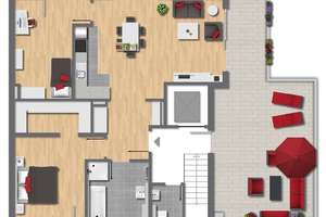 Exklusives 2,5-Raum Penthouse aus 2017 mit rd. 116 m² und toller Dachterrasse in begehrter Lage  – Die vollständige Adresse der Immobilie erhältst du vom Anbieter., 45257 Kupferdreh, Essen – Vorschaubild 38