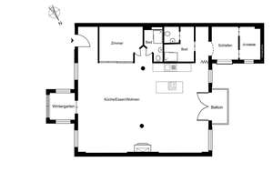 Am Arkonaplatz: Loft mit herausragender Ausstattung, West-Balkon, Wintergarten, Fahrstuhl, Kamin, We – Anklamer Straße 32, 10115 Mitte (Ortsteil), Berlin – Vorschaubild 3