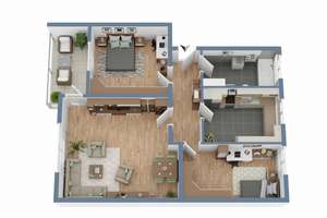 2025 umfassend modernisiert – Schöne 3-Zimmer-Wohnung in beliebter Lage von Broitzem! – Die vollständige Adresse der Immobilie erhältst du vom Anbieter., 38122 Broitzem, Braunschweig – Vorschaubild 18