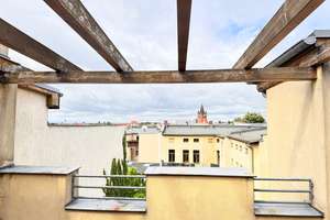Dachgeschosswohnung mit Terrasse und Blick auf die Pauluskirche