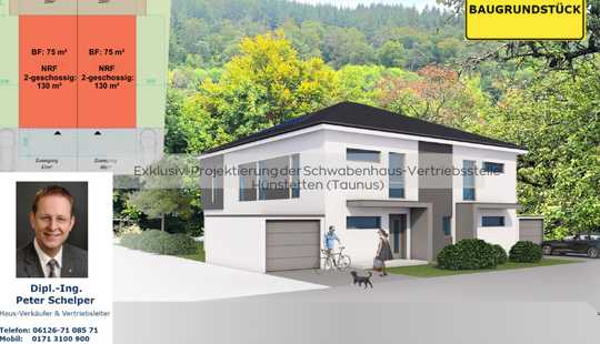 Bild von ### Schmitten / indiv. planbarer Neubau (mit FESTPREIS, u. verbindlicher Terminschiene) m.KG