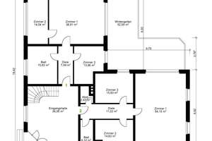 Ehemalige Unternehmervilla mit 500 qm Wohnfläche! 2392 qm Grundstück direkte Wald- und Feldrandlage! – Die vollständige Adresse der Immobilie erhältst du vom Anbieter., 33142 Büren – Vorschaubild 71
