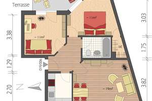 Moderne, ruhig gelegene 2,5- Zi.-Whg. in gepflegtem Mehrfamilienhaus! – Wendemuthstraße 49, 22041 Wandsbek (Ortsteil), Hamburg – Vorschaubild 7