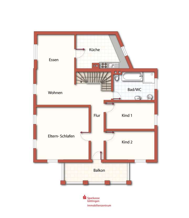 Grundriss Obergeschoss