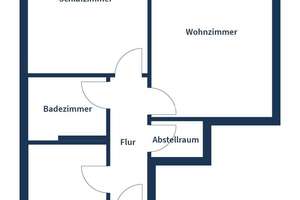 Helle 2-Zimmer-Wohnung mit Einbauküche und Loggia mit freiem Weitblick in Leverkusen-Wiesdorf – Die vollständige Adresse der Immobilie erhältst du vom Anbieter., 51373 Wiesdorf, Leverkusen – Vorschaubild 9