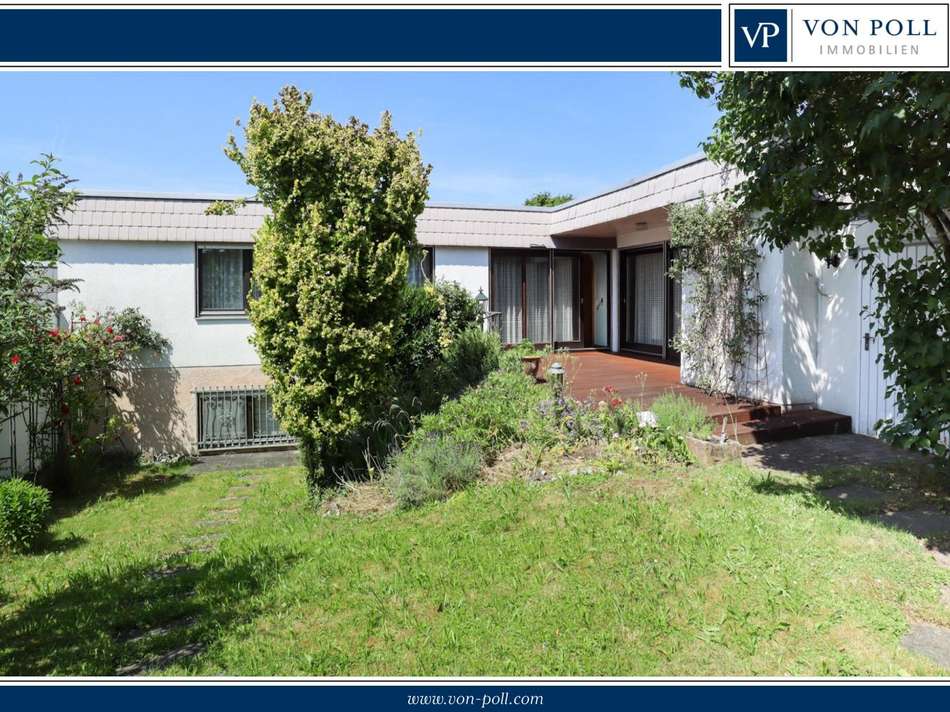 Bungalow Gartenansicht
