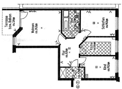 Gut gelegene, ruhige 3-Zimmer EG Wohnung in Norderstedt, Stadtparknähe