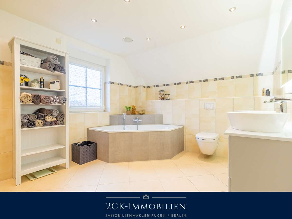 Immobilie in Baabe - Ostseebad Baabe: Moderne DHH, 5 Zimmer, 125 m², Seeblick, Kamin, 2 Bäder & Stellplätze! - Bild 26