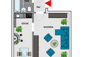JobCenter geeignet ab 2 Person - ruhig + günstig - 2-Zi. 55m² - sofort verfügbar - – Die vollständige Adresse der Immobilie erhältst du vom Anbieter., 39130 Neu Olvenstedt, Magdeburg – Vorschaubild 19