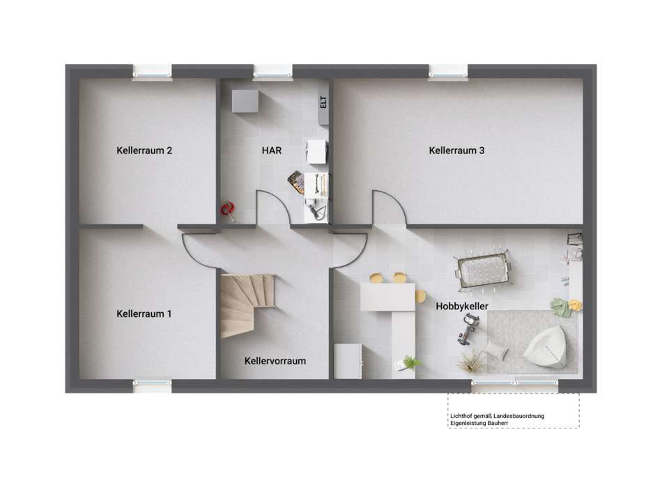 Grundriss SW Hobbykeller