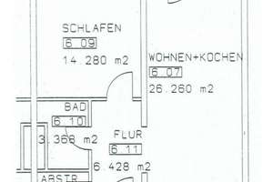 Plagwitz im Blick ins Grüne : ruhige 2-Zimmer-Wohnung mit Terrasse – Zschochersche Straße 44, 4229 Plagwitz, Leipzig – Vorschaubild 2