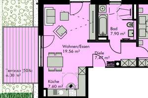 Barrierefreie EG Wohnung 2-ZKB – Top-Lage Nähe Uni/UKR - Kapitalanlage – Die vollständige Adresse der Immobilie erhältst du vom Anbieter., 93053 Oberisling-Graß, Regensburg – Vorschaubild 8