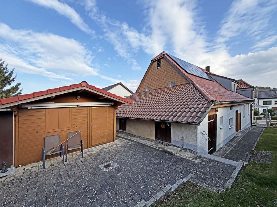 Außenbereich: Geschützter Hof 