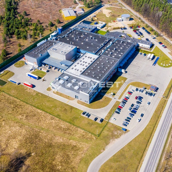 Projektierter Neubau einer Lagerhalle an der A4