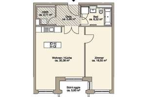 Vollsüd | Alle Zimmer Südseite | Loggia | FBH | EBK | Fertigstellung 2016 Wilmersdorf – Die vollständige Adresse der Immobilie erhältst du vom Anbieter., 10713 Wilmersdorf, Berlin – Vorschaubild 17