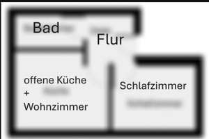 Zentral wohnen und wohlfühlen- gemütliche 2- Zimmer- Wohnung in MG zu vermieten- Suche Nachmieter – Die vollständige Adresse der Immobilie erhältst du vom Anbieter., 41061 Gladbach, Mönchengladbach – Vorschaubild 1