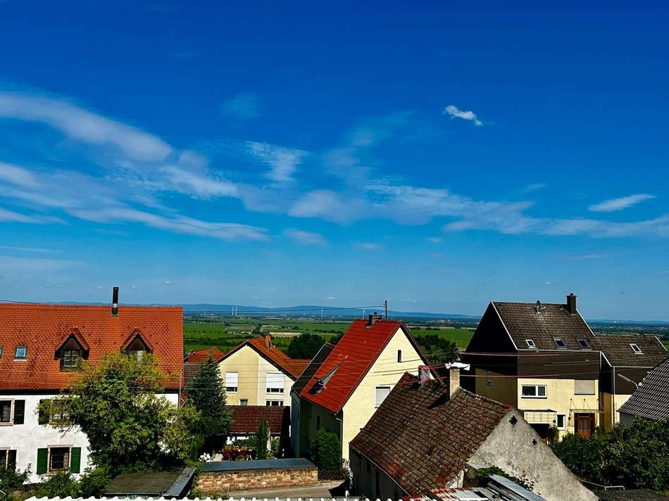 Blick vom Balkon