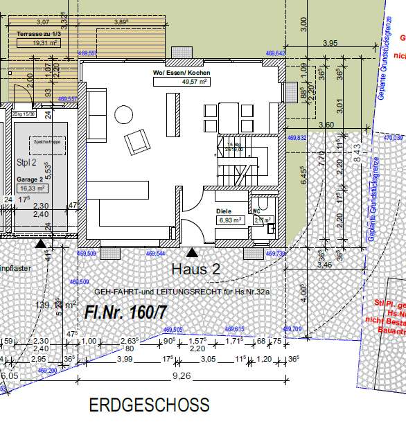 Erdgeschoss Haus 2