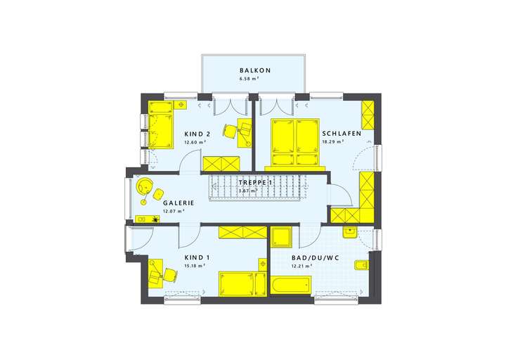 floor plan second floor