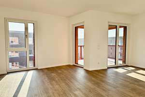 Neubau-Gebiet Hannover Kronsrode: Einbauküche, große Loggia, Fußbodenheizung, HWR, Lift, TG, Keller – Kattenbrookstrift 76, 30539 Bemerode, Hannover – Vorschaubild 2