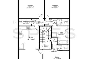 Stuckdecken, Wintergarten, Einbauküche - 3-Zimmer-Wohnung mit besonderer Ausstattung – Die vollständige Adresse der Immobilie erhältst du vom Anbieter., 28203 Fesenfeld, Bremen – Vorschaubild 7