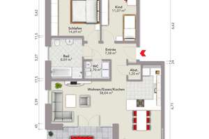 HAFENLOFT - Exklusive Erdgeschoss Wohnung mit Garten an der Marina 
 – Die vollständige Adresse der Immobilie erhältst du vom Anbieter., 45889 Bismarck, Gelsenkirchen – Vorschaubild 18